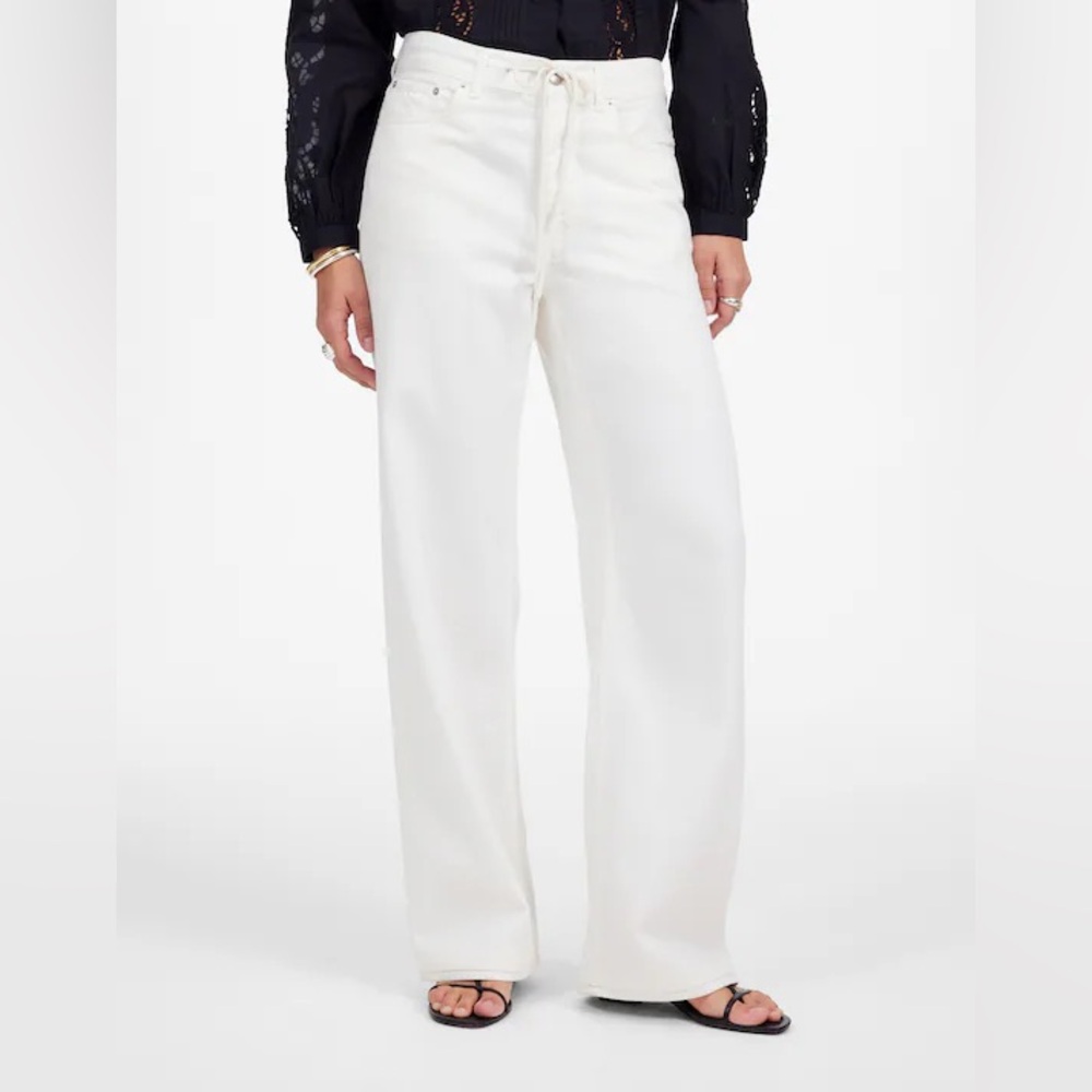 Madewell Low-Slung Baggy Jean Airy Denim
NU020 ivory wide leg coastal classic - Picture 6 of 16